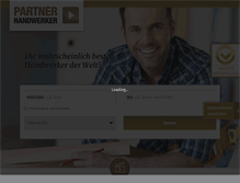 Tablet Screenshot of partnerhandwerker.de